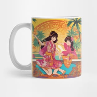 Deam Anime Girls Adventures Bali sytle Mug